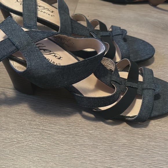 NWOT Steps by Hushpuppies Size 10 Denim Sandals - Picture 5 of 5
